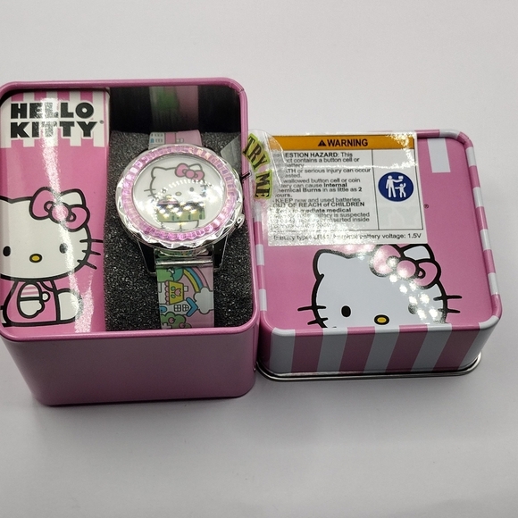 Hello Kitty Pink Kids Watch NWT - Picture 7 of 7